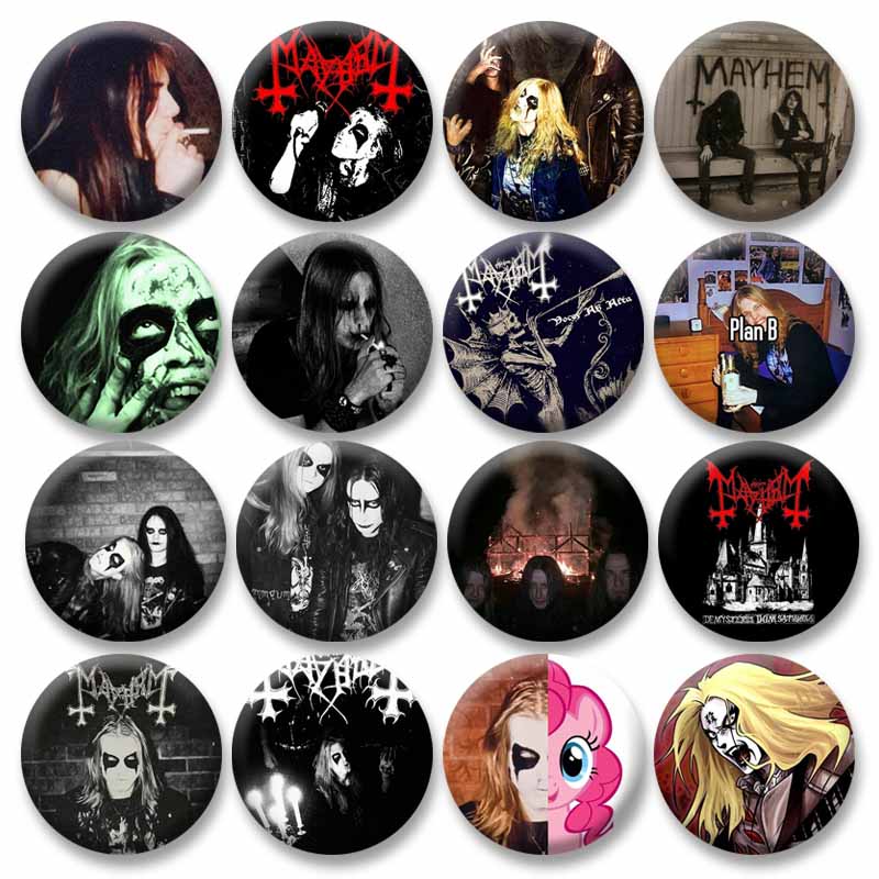 Crossfit Mayhem - Heavy Rock Band Mayhem Enamel Pin