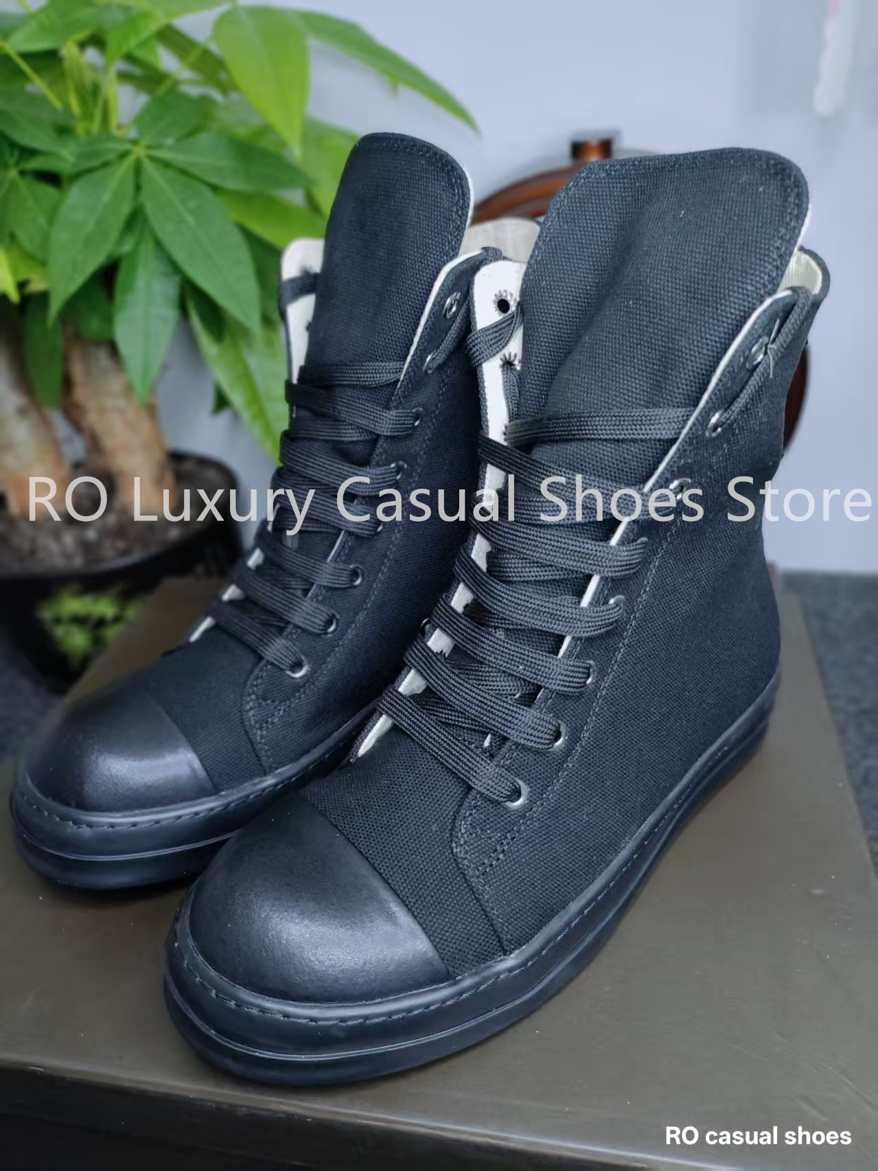 Crossfit Hard - Ro Classic All Black Canvas Casual