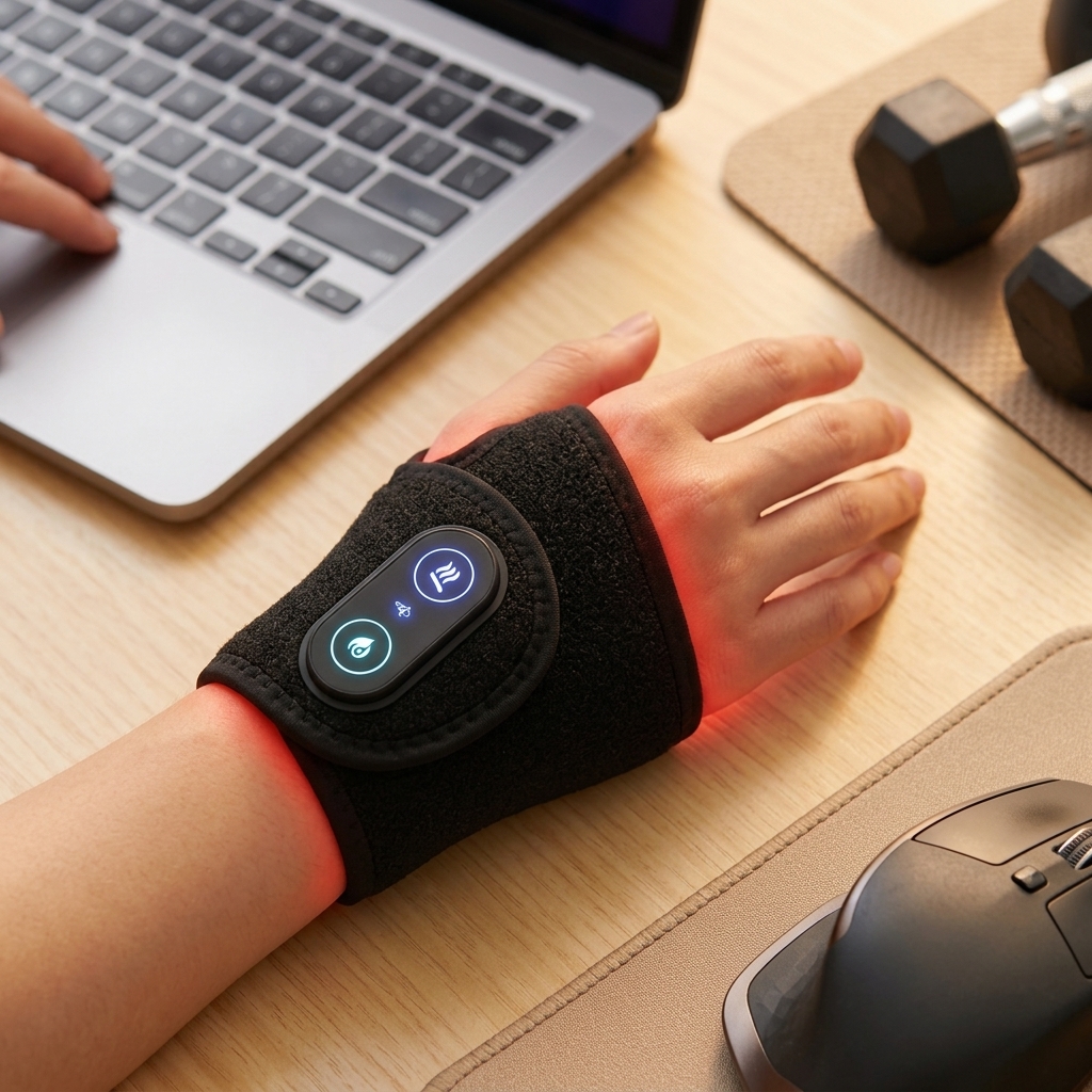 Wrist Wrap Support - Wrist Support Braces Heated Massage Beads