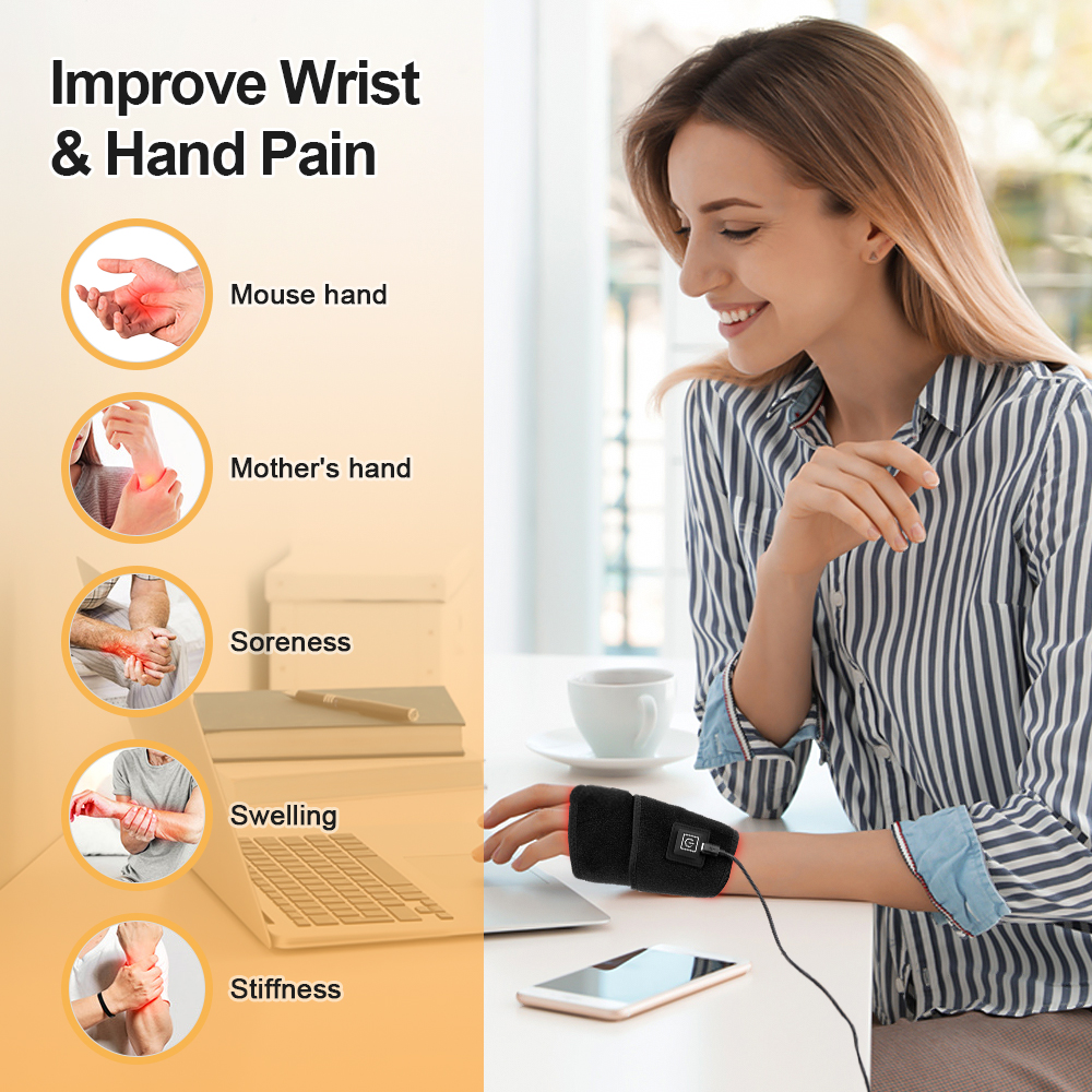 660nm 850nm LED Infrared Heati - đánh giá và giá Wrist Wrap Support