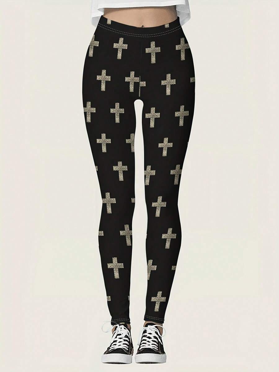 Womens High Waisted Cross Prin - đánh giá và giá Crossfit Yoga