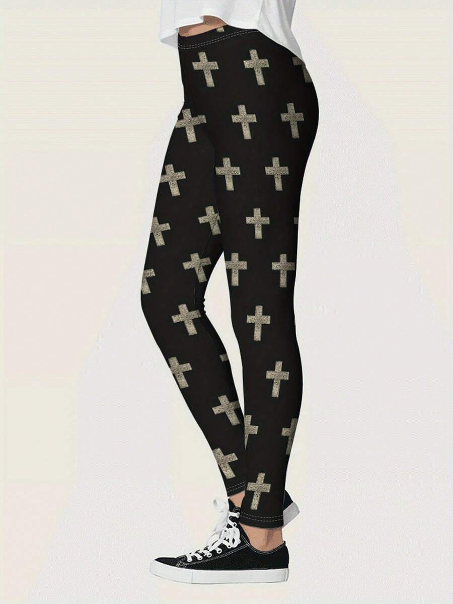 Womens High Waisted Cross Prin - đánh giá và giá Crossfit Yoga