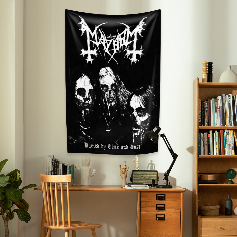 Mayhem Death Rock Band Tapestr - đánh giá và giá Crossfit Mayhem